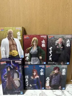 NARUTO フィギュア 6種セット 五影集結 gigo限定うちはマダラ - メルカリ