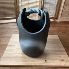 傘立て 清流 信楽焼　陶器 日本製 アンブレラスタンド