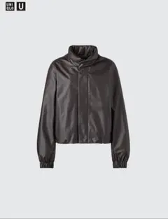 ユニクロ　コーティングショートブルゾン