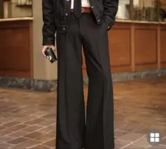 ワイドスラックスメンズ