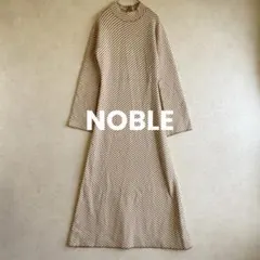 美品✨ ノーブル ニット ワンピース フレア Ａライン