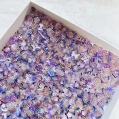 【50個】ゴールドパープル三色素材mix ネイルパーツ　デコパーツ まとめ売り