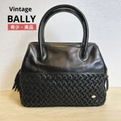 美品】BALLY バリー ヴィンテージ ラムスキン 2WAY ハンドバッグ 