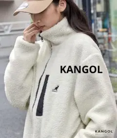 最終値下げ！　KANGOL モコモコ　ボア　ジャケット　アウター
