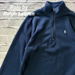 【美品】Polo by Ralph Lauren ハーフジップ フリース S