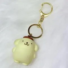 美品✨ sanrio サンリオ ポムポムプリン ぬいぐるみ キーホルダー 立体