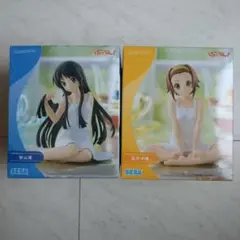 ​【新品】けいおん！ 秋山澪 田井中律 ルームウェア フィギュア 2種のサムネイル