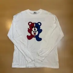 HYSTERIC GLAMOUR（ヒステリックグラマー）の赤青クマ長袖Tシャツ
