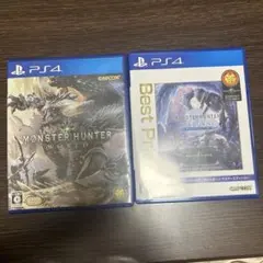 PS4モンスターハンターワールドアイスボーンマスターエディション 2枚セット