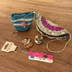 フィリピン 小物 5点セット キーホルダー ポーチ 小物入れ お土産