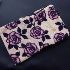 ANNA SUI アナスイ ローズ柄 タオル地ペットボトルポーチファスナー付き