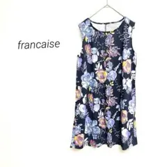 francaise 花柄 チュニック ワンピース Mサイズ 華やか 総柄
