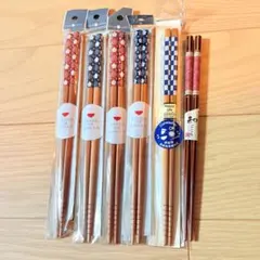 箸 6膳セット 日本製 和柄 アオバのサムネイル