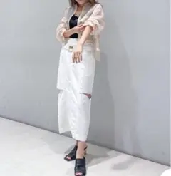 【グレースコンチネンタル】カットアウトタイトスカート36