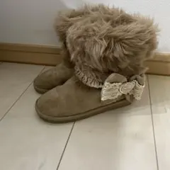ファー付きブーツ　21cm