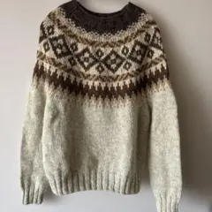Peter England ノルディック柄 クルーネックセーター - メルカリ