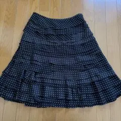 COTOO 黒と白の水玉フリルスカートのサムネイル