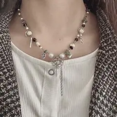 アンティーク調フェアリーグランジネックレス