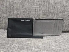 SAINT LAURENT シルバー フラグメントケース