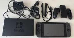 ち*ゃ様 Nintendo Switch グレー （透明カバー・画面フィルム）周