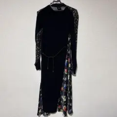 sacai サカイ　フラワープリントニットワンピース　サイズ2のサムネイル