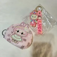 ラブブ　コインケース　ラバーマスコットキーホルダー