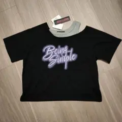 140cm Tシャツ イオン　新品　ダンス着　キッズヒップホップ