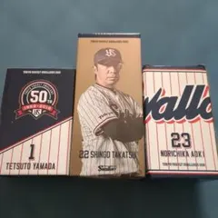 ヤクルト スワローズ 青木宣親 サイン入りボブルヘッド フィギュア
