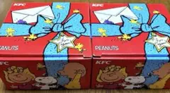 外箱なし　スヌーピー　スタッキングボウル　KFC ケンタッキー 2皿セット