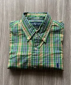 美品 Ralph Lauren ラルフローレン メンズ ボタンダウン シャツ S