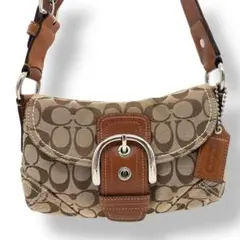 美品 COACH Soho Signature one shoulder bag