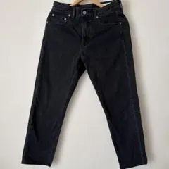 グリーンレーベルリラクシング　ブラックデニム　サイズ40 テーパード