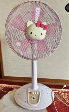 ハローキティ 扇風機 FL-KT301 動作品 首振りOKのサムネイル