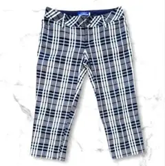 BURBERRY BLUE LABEL ノバチェック クロップドパンツ 38