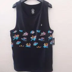 ☆VOLCOM☆新品タンクトップ☆黒☆のサムネイル