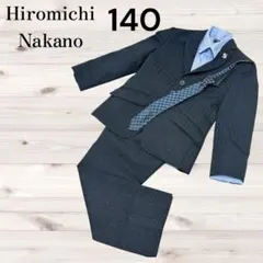 ヒロミチナカノ 140 男の子 フォーマル スーツ セットアップ ピンバッジ付き