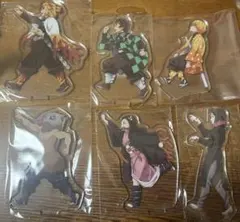 鬼滅の刃　特典　無限列車編　アクリルスタンド 6種セット、台座