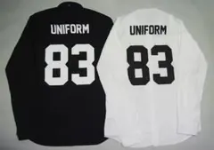 特価ユニフォームエクスペリメント長袖シャツ白２ 83