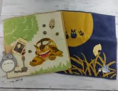とっさんセール様専用　ジブリ　となりのトトロ　タオルハンカチ2枚セット　新品のサムネイル