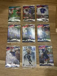 サッカー日本代表 トレーディングカード 9枚セット