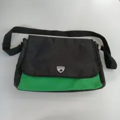 AUTOMOBILI LAMBORGHINI ショルダーバッグブラック/グリーン
