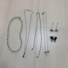 シルバー925 ネックレス ピアス ブローチ まとめ売り