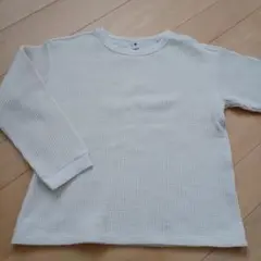 UNIQLO ワッフル生地 長袖カットソー 120