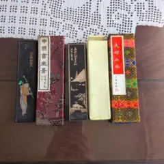 アンティーク 時代箪笥 筆箱 筆 書道具セット - メルカリ