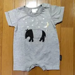 クマのイラストロンパース