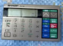 【匿名配送】可動品　SHARPシャープ PA-150 カード電卓　昭和レトロのサムネイル