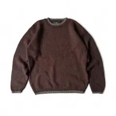 90s ORVIS オービス メランジ セーター ニット ブラウン M