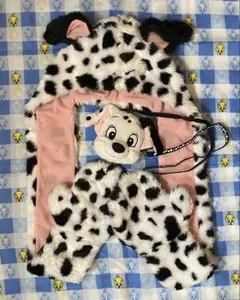 ディズニー 101匹わんちゃん マフラーキャップ パスケース2点set