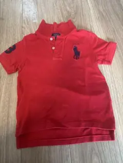 赤色 POLO Ralph Lauren ポロシャツ 3T