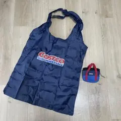 【新品】COSTCO　保冷バッグ型キーホルダーポーチ付　エコバッグのサムネイル